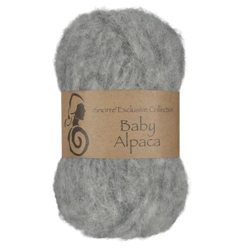 Viking Garn Snorre Exclusive Baby Alpaca - Jasnoszary 313