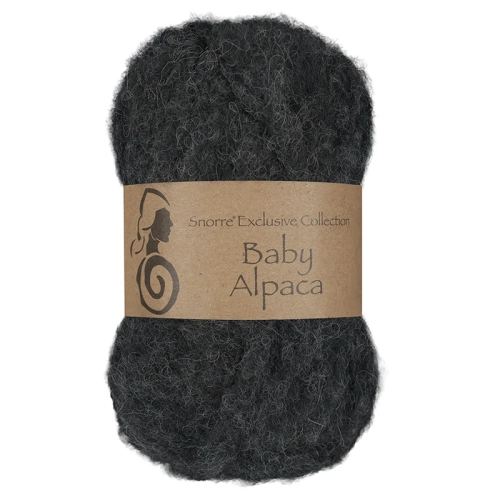 Viking Garn Snorre Exclusive Baby Alpaca - Grafitowy 317