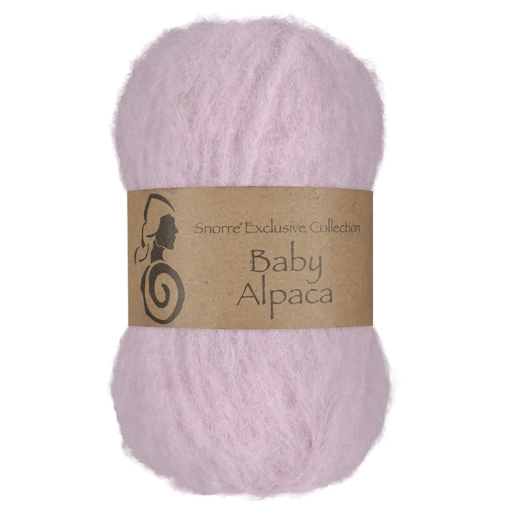 Viking Garn Snorre Exclusive Baby Alpaca - Jasnoróżowy 364