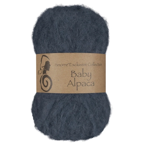 Viking Garn Snorre Exclusive Baby Alpaca - Dżins niebieski 327