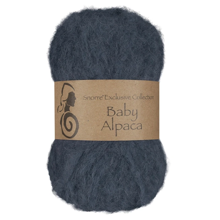 Viking Garn Snorre Exclusive Baby Alpaca - Dżins niebieski 327