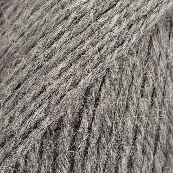 Drops Alpaca - średni szary / mix 517
