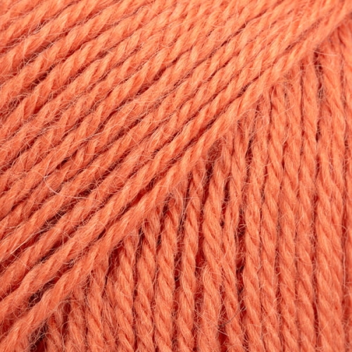 Drops Alpaca - przykurzony pomarańcz / uni colour 2915