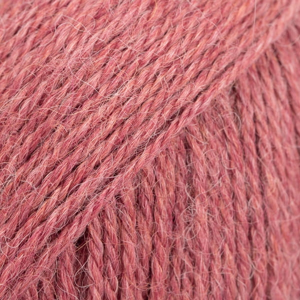 Drops Alpaca - ciemny blush / mix 9024