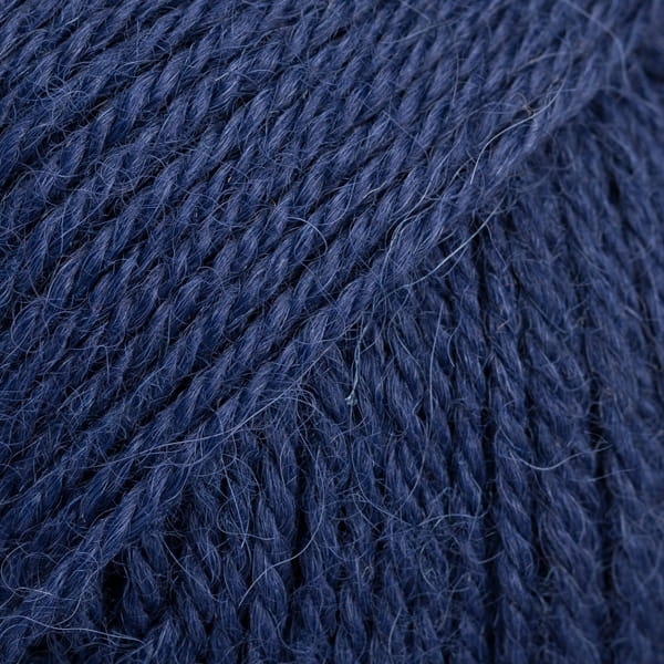 Drops Alpaca - granatowy / uni colour 5575