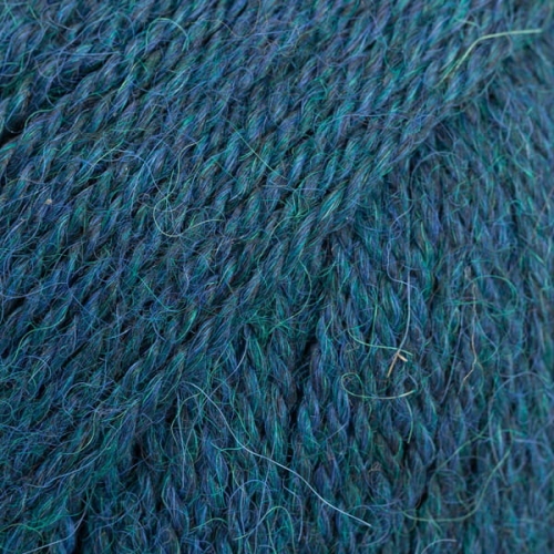 Drops Alpaca - niebieski petrol / mix 7240