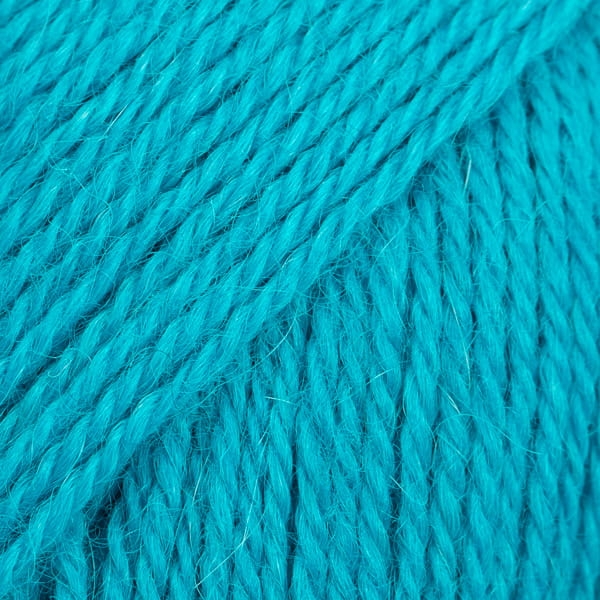 Drops Alpaca - niebiesko-turkusowy ciemny / uni colour 2918