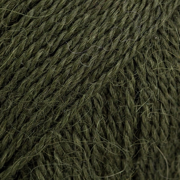 Drops Alpaca - ciemnozielony / uni colour 7895