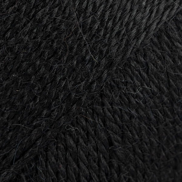 Drops Alpaca - czarny / uni colour 8903