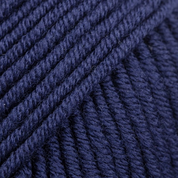Drops Big Merino - granatowy / uni colour 17