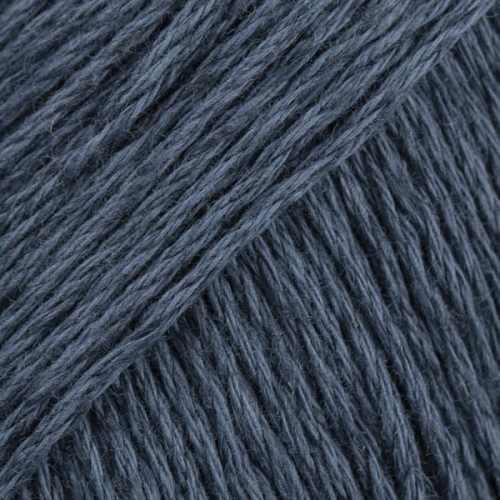 Włóczka Drops Bomull-Lin - ciemnoniebieski / uni colour 21