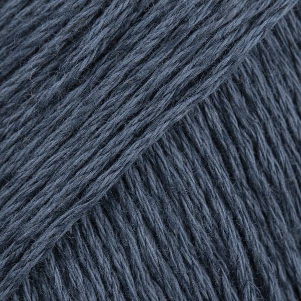 Włóczka Drops Bomull-Lin - ciemnoniebieski / uni colour 21