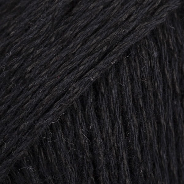Włóczka Drops Bomull-Lin - czarny / uni colour 16