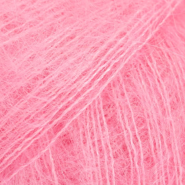 Drops Kid-Silk - lody truskawkowe / uni colour 62