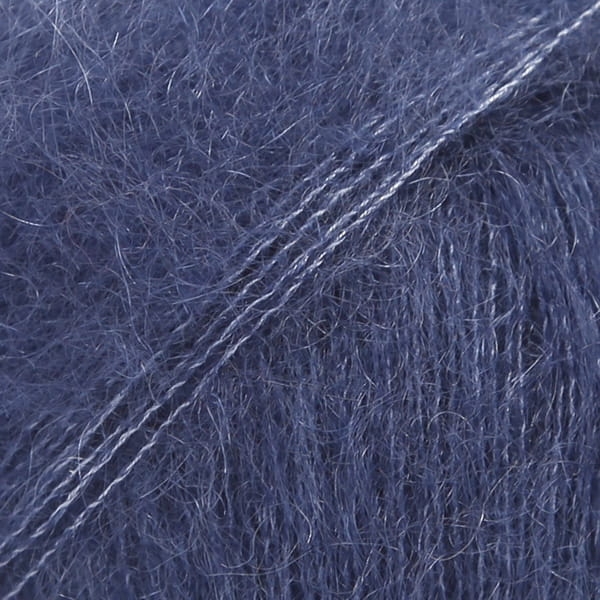 Drops Kid-Silk - granatowy / uni colour 28
