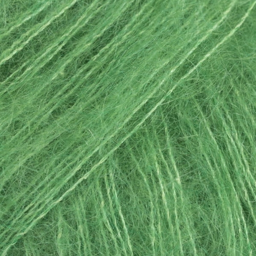 Drops Kid-Silk - papuzia zieleń / uni colour 48