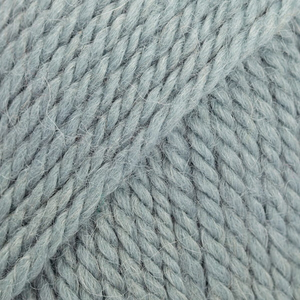 Drops Nepal - szaro-zielony / uni colour 7139