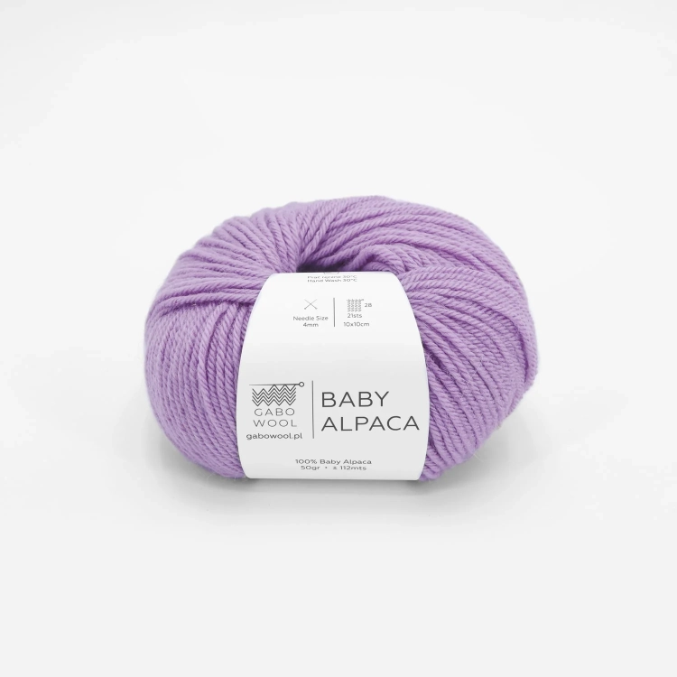Włóczka Baby Alpaca – Lila (1537) 50 g