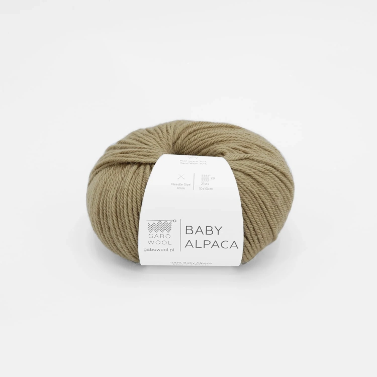 Włóczka Baby Alpaca – Orzech (1152) 50 g