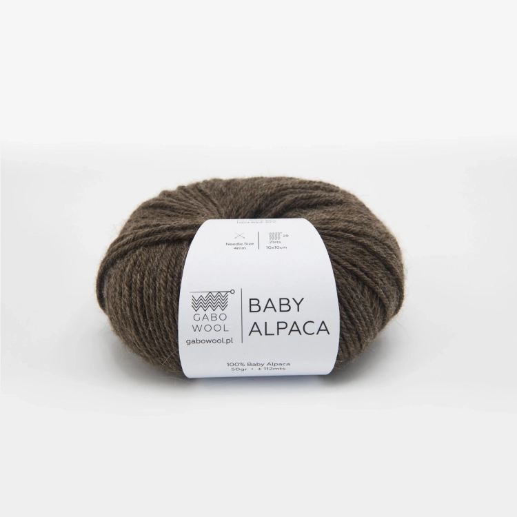 Włóczka Baby Alpaca – Brąz (211) 50 g
