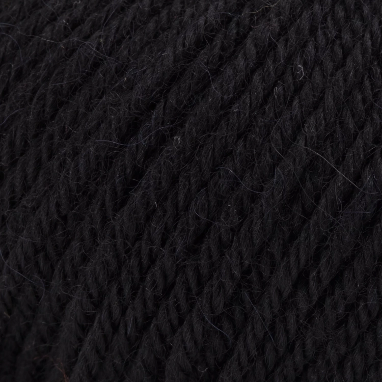 Włóczka Baby Alpaca – Czerń (500) 50 g