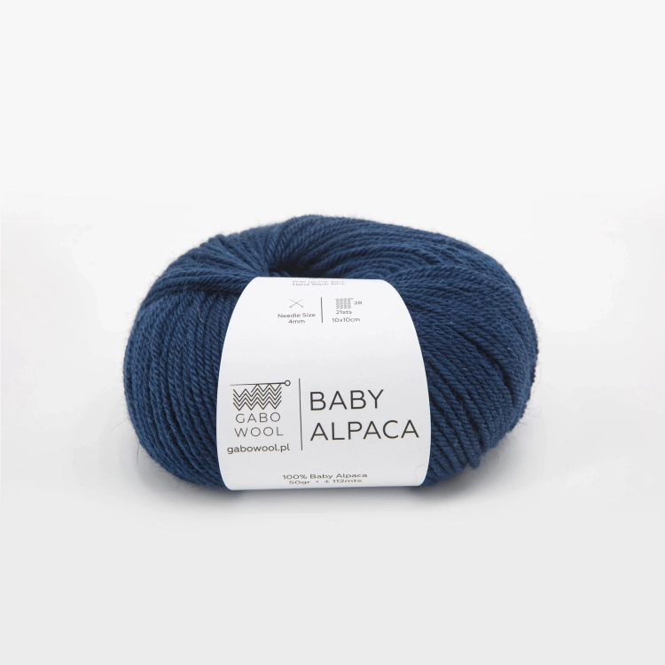 Włóczka Baby Alpaca – Niebieski (AZ1654) 50 g