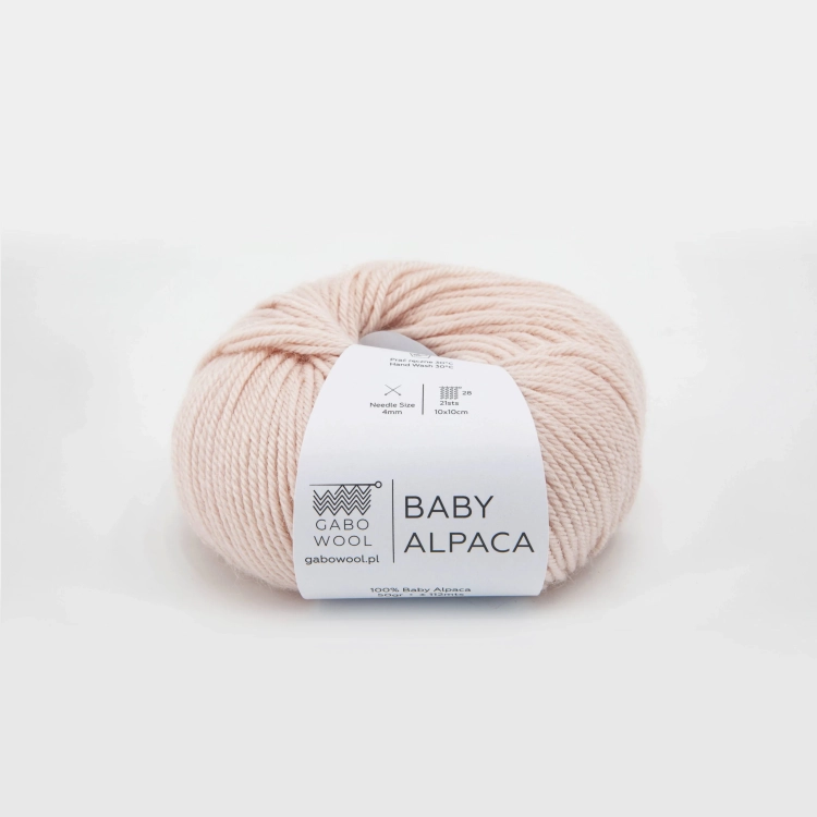 Włóczka Baby Alpaca – Pudrowy (RJ9054) – 50 g