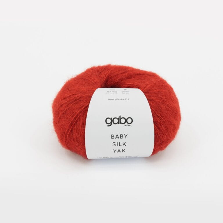 Włóczka Baby Silk Yak – Szkarłatna Czerwień (9301) 25g 